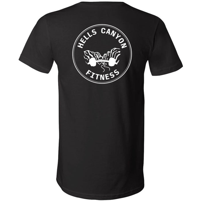 Hells Canyon CrossFit - 200 - One Color - Men's V-Neck T-Shirt