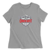 Womens 2X-Large SOLID_ATHLETIC_GREY Relaxed Jersey T-Shirt