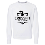 Mens 2X-Large WHITE CrewNeck