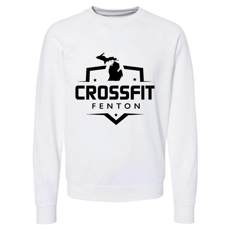 Mens 2X-Large WHITE CrewNeck