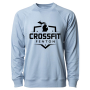 Mens 2X-Large MISTY_BLUE CrewNeck