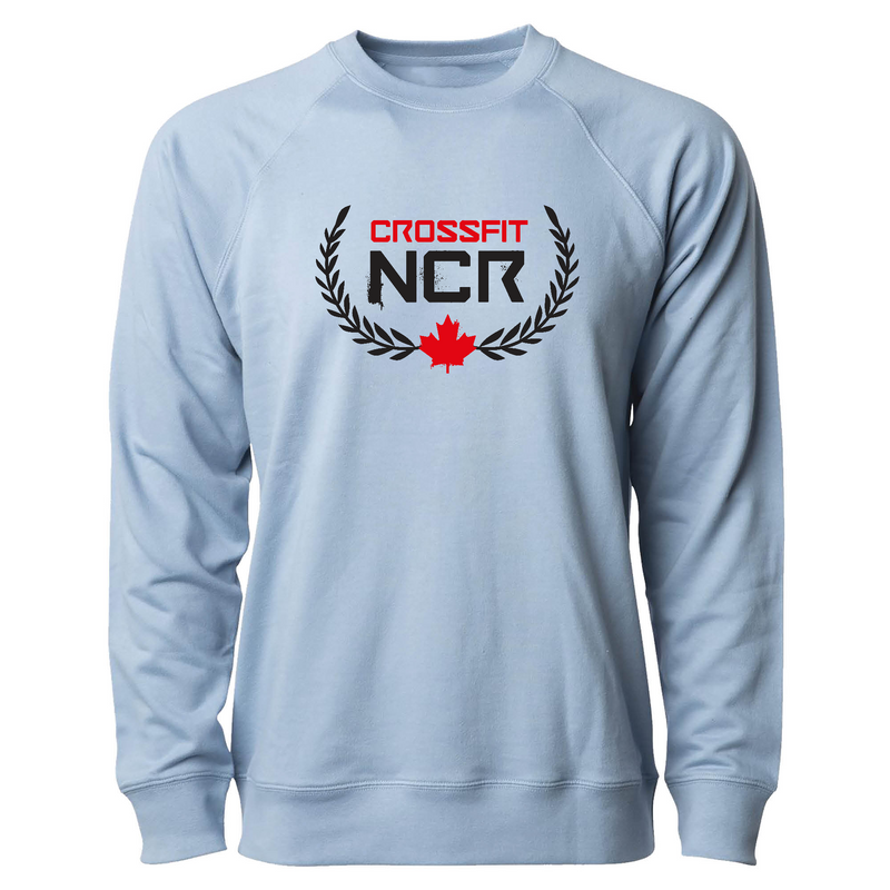 Mens 2X-Large MISTY_BLUE CrewNeck