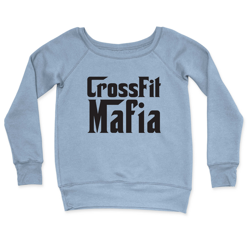 Womens 2X-Large MISTY_BLUE CrewNeck