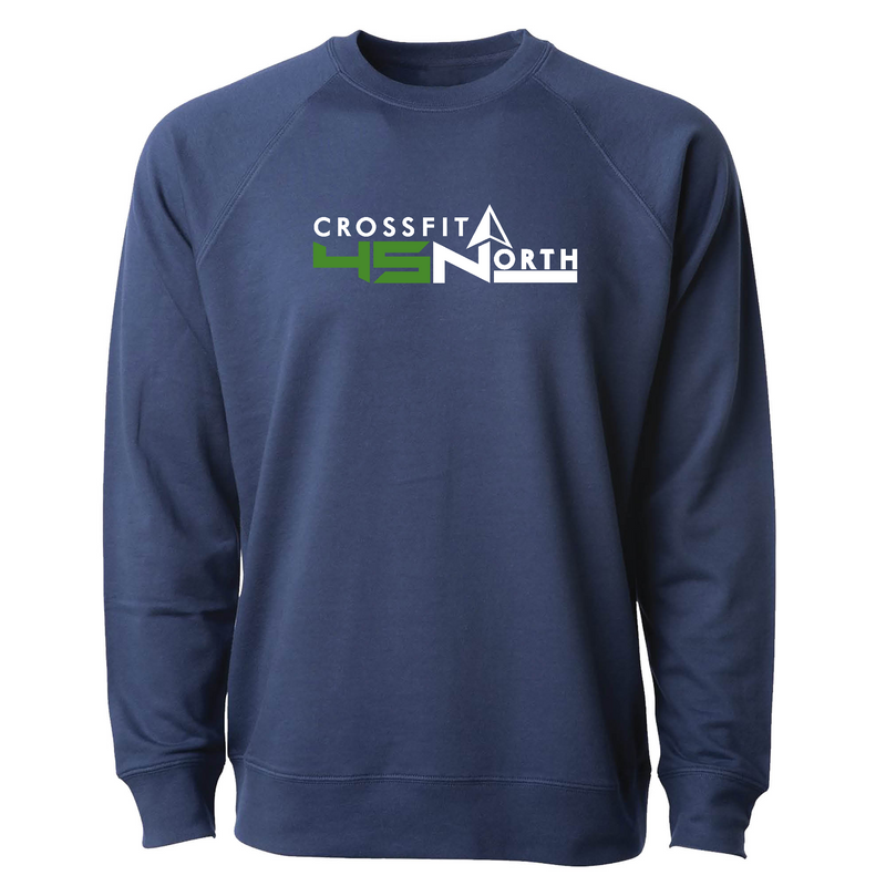 Mens 2X-Large INDIGO CrewNeck