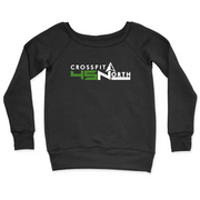 Womens 2X-Large BLACK CrewNeck