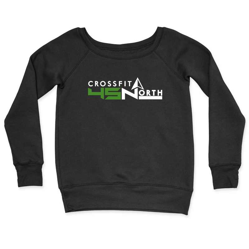 Womens 2X-Large BLACK CrewNeck