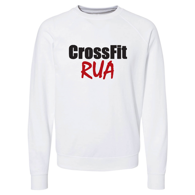 Mens 2X-Large WHITE CrewNeck