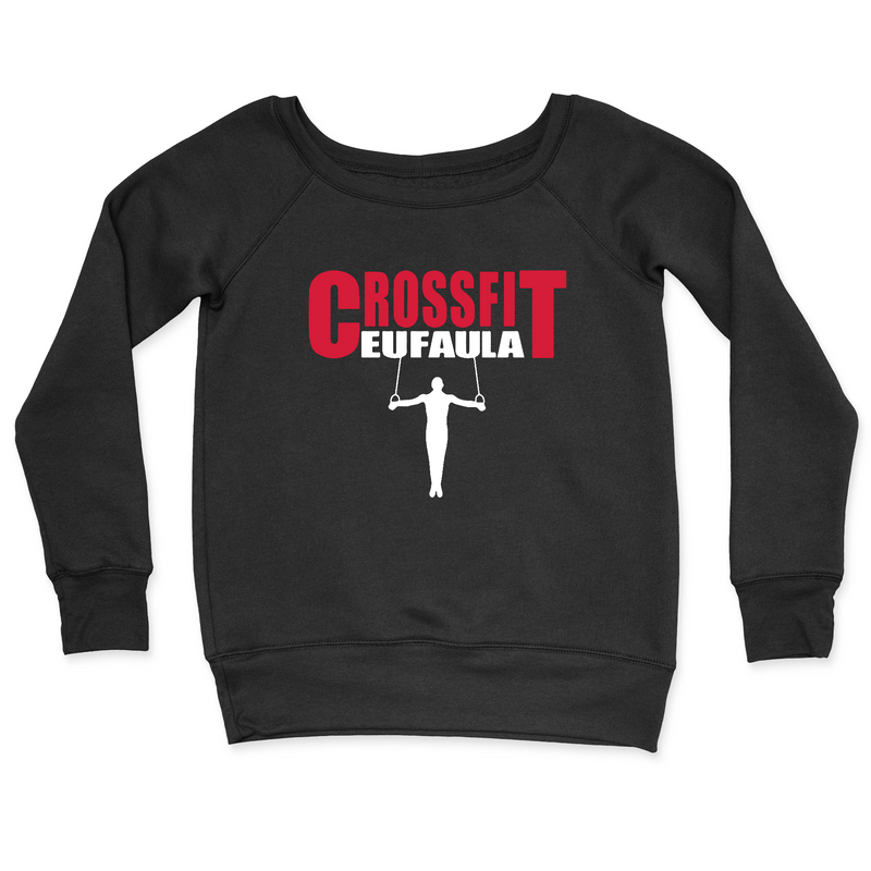 Womens 2X-Large BLACK CrewNeck