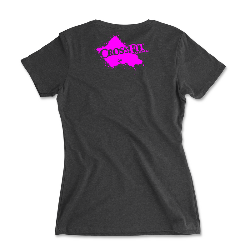 CrossFit Oahu Tiki Pink - Womens - T-Shirt