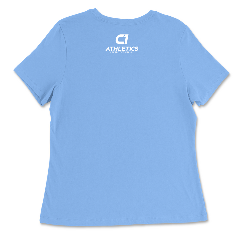 CrossFit St. Croix Barbell (White) Womens - Relaxed Jersey T-Shirt