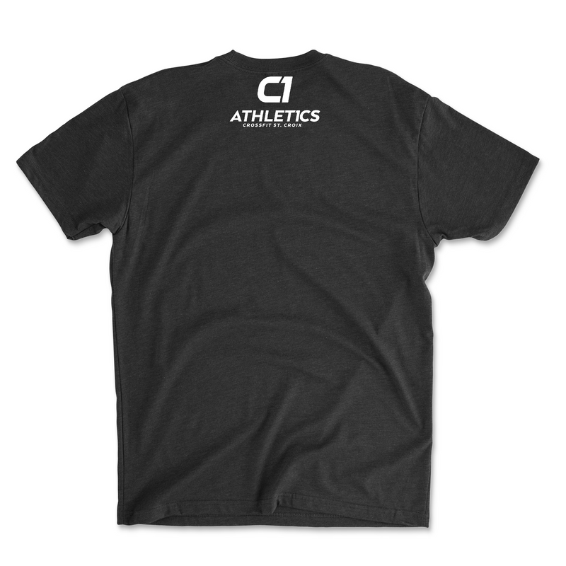 CrossFit St. Croix Barbell (White) Mens - T-Shirt