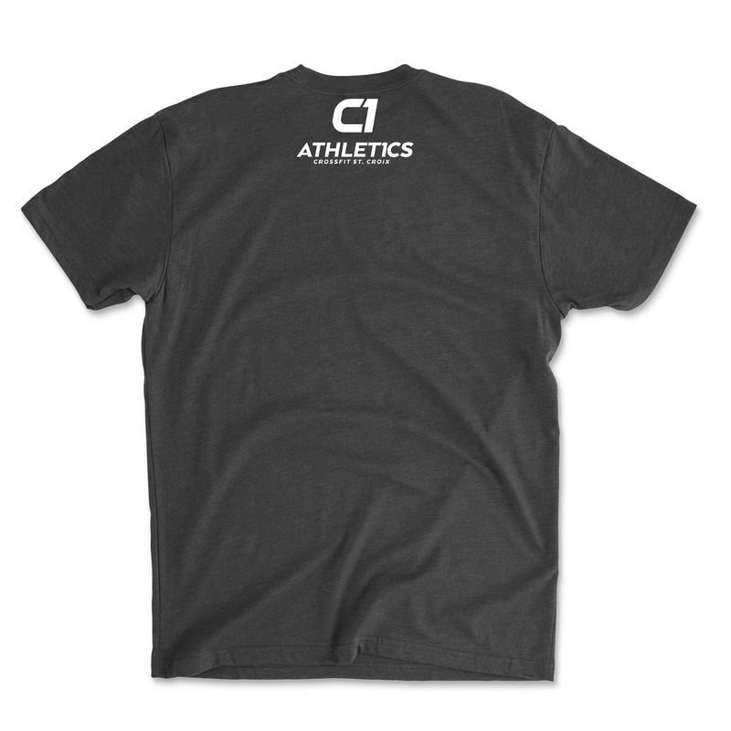 CrossFit St. Croix Barbell (White) Mens - T-Shirt