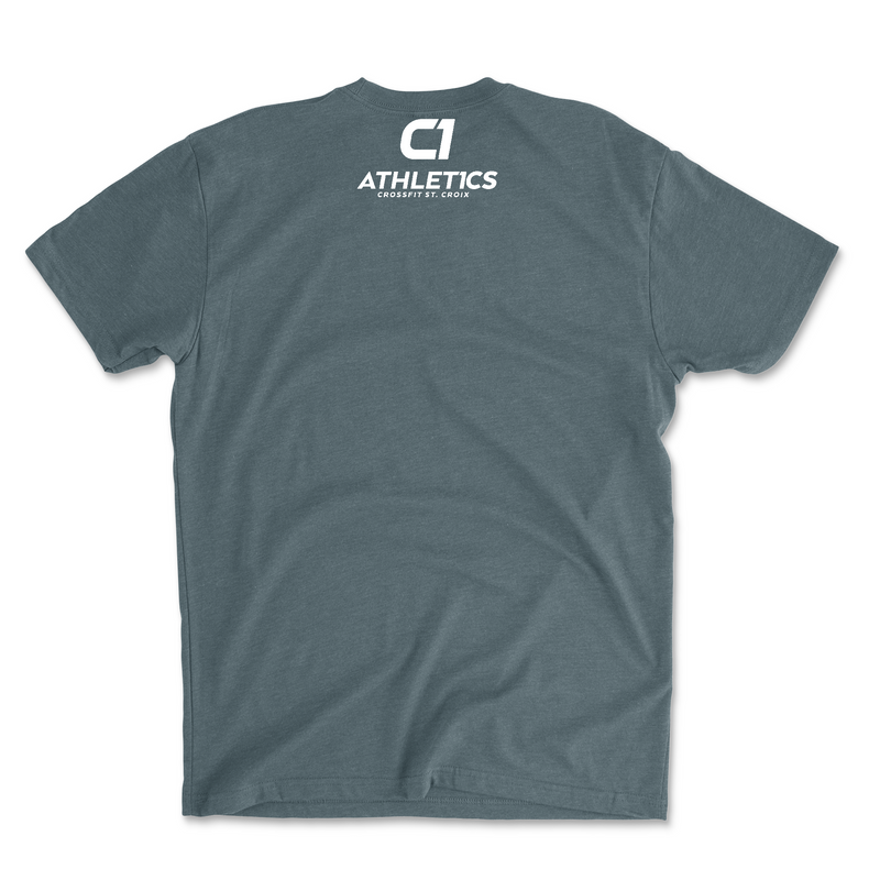 CrossFit St. Croix Barbell (White) Mens - T-Shirt