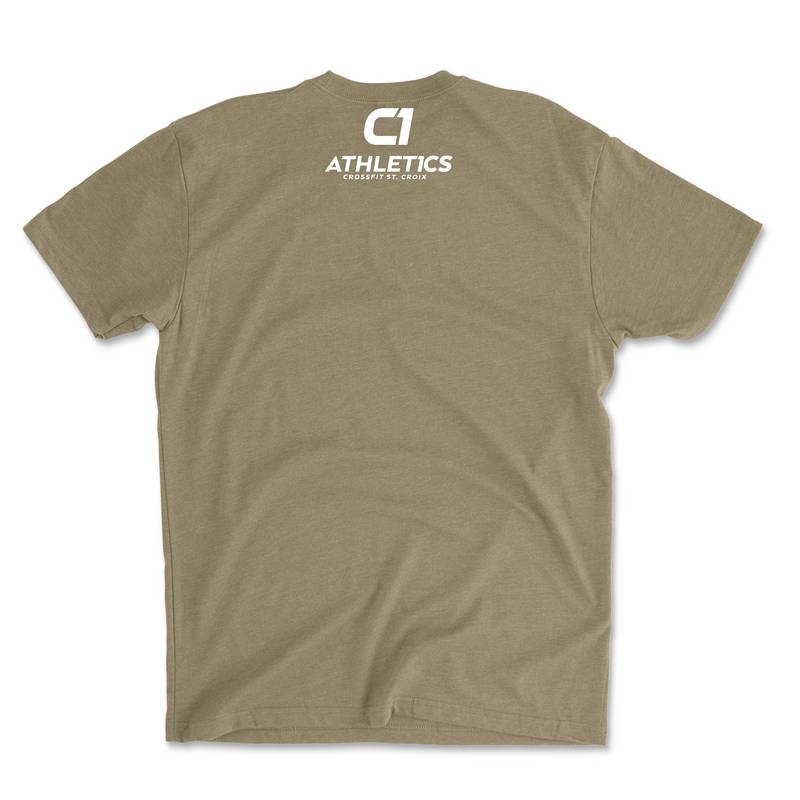 CrossFit St. Croix Barbell (White) Mens - T-Shirt