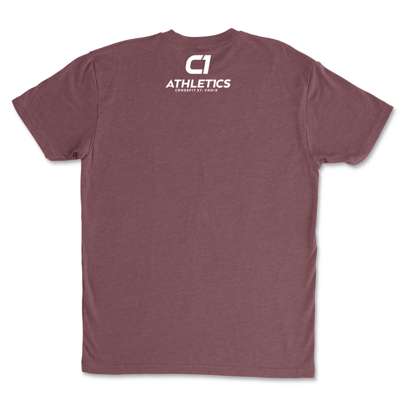 CrossFit St. Croix Barbell (White) Mens - T-Shirt