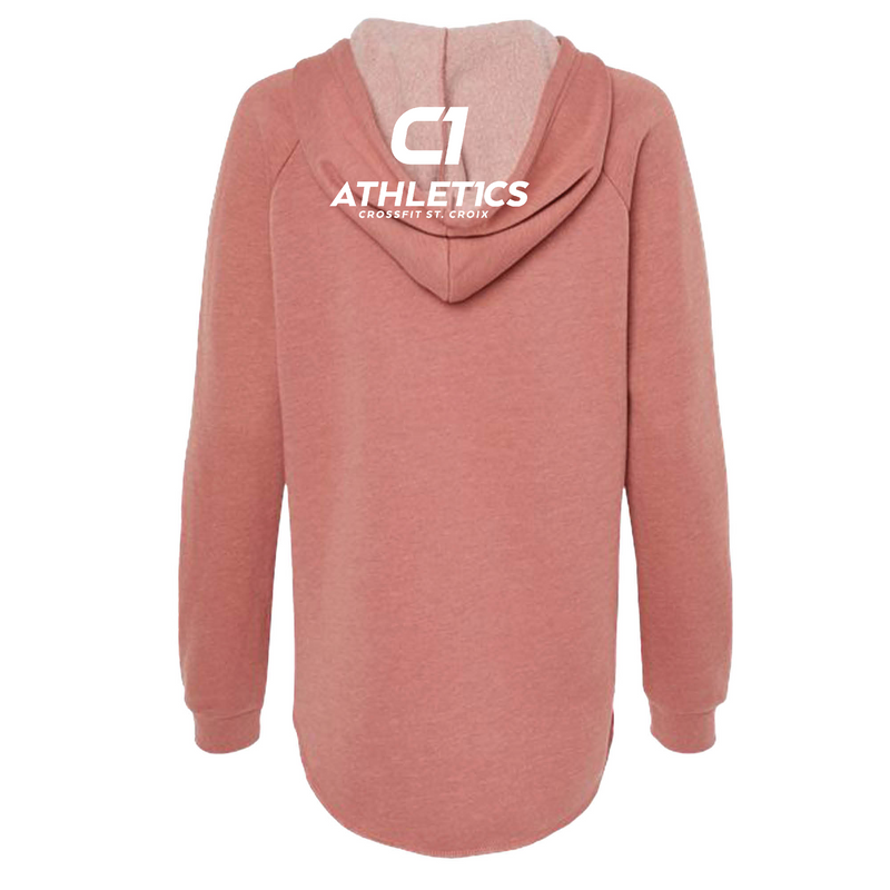 CrossFit St. Croix Barbell (White) Womens - Hoodie
