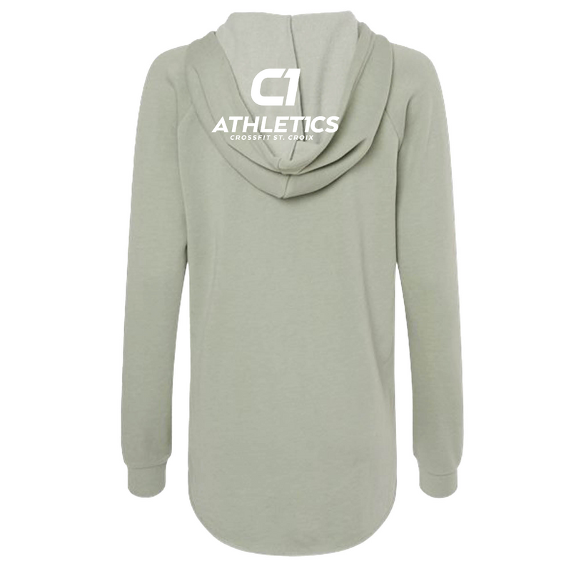 CrossFit St. Croix Barbell (White) Womens - Hoodie