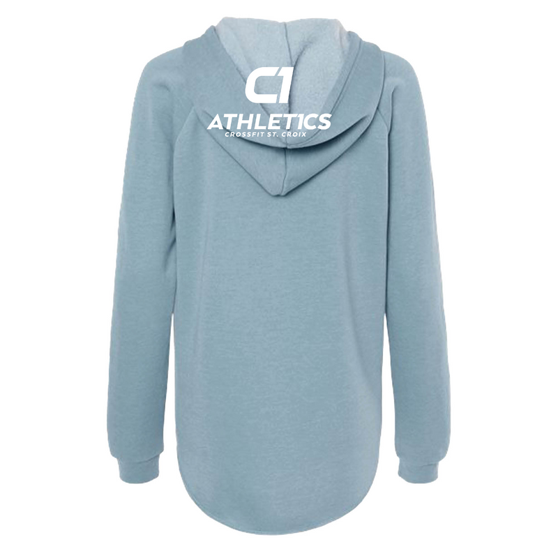 CrossFit St. Croix Barbell (White) Womens - Hoodie