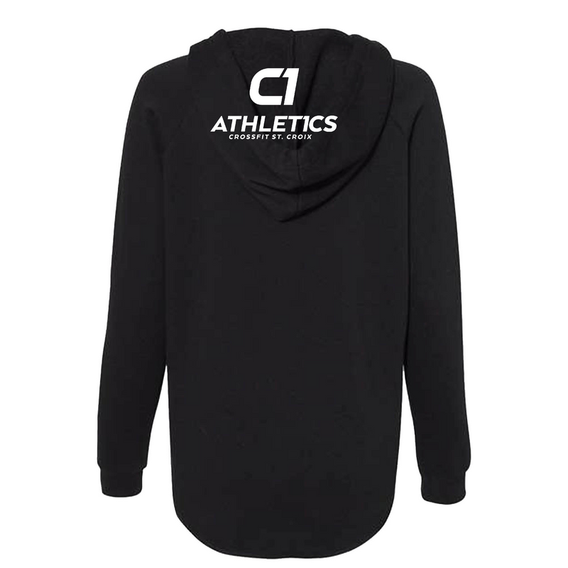 CrossFit St. Croix Barbell (White) Womens - Hoodie