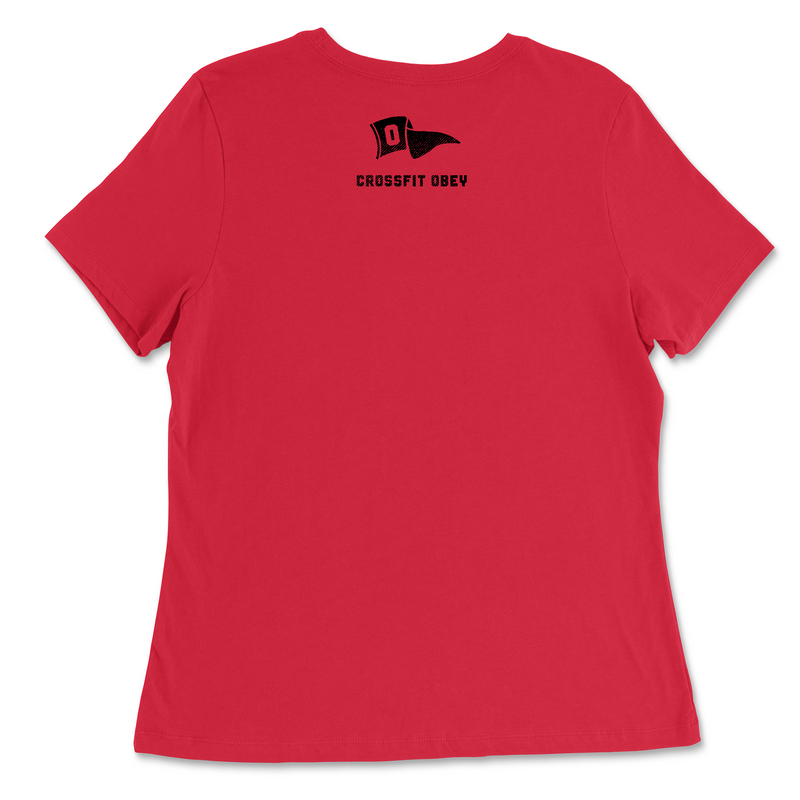 CrossFit Obey Bold Womens - Relaxed Jersey T-Shirt
