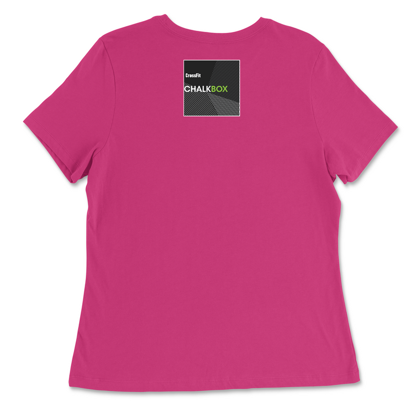 CrossFit Chalkbox Built By Chalkbox Womens - Relaxed Jersey T-Shirt