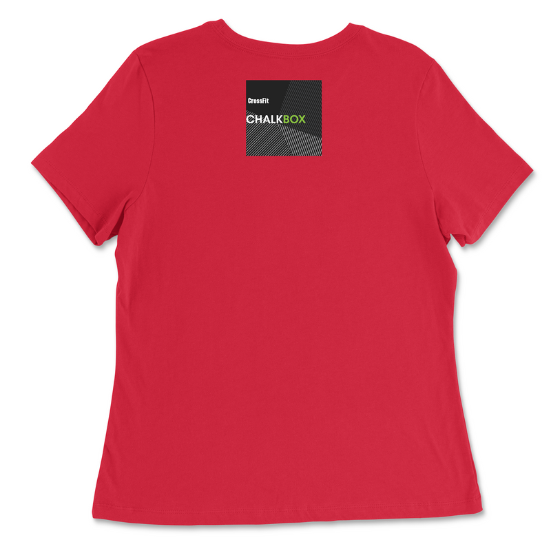 CrossFit Chalkbox Built By Chalkbox Womens - Relaxed Jersey T-Shirt