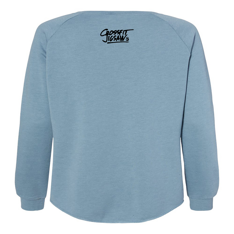 CrossFit Jigsaw Flag Womens - CrewNeck