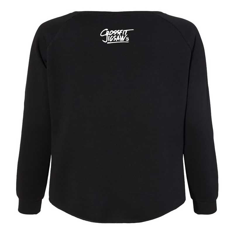 CrossFit Jigsaw Flag Womens - CrewNeck
