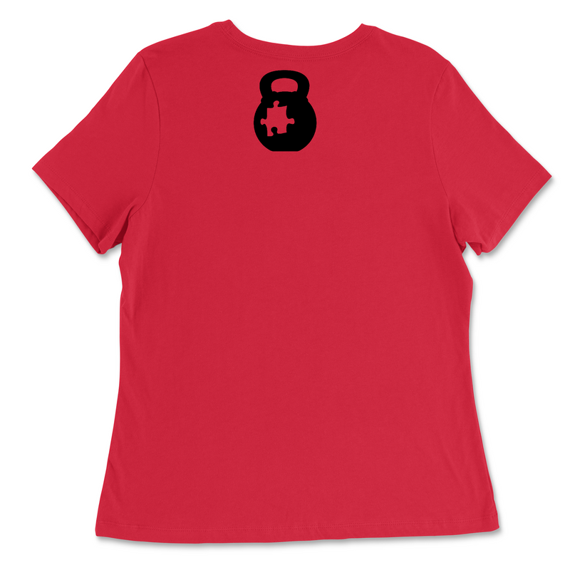 CrossFit Jigsaw Horizontal Womens - Relaxed Jersey T-Shirt