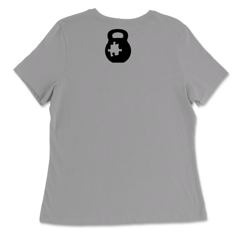 CrossFit Jigsaw Horizontal Womens - Relaxed Jersey T-Shirt