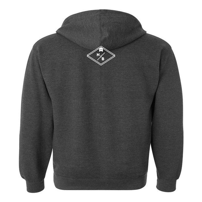 CrossFit Never Broken White Mens - Hoodie