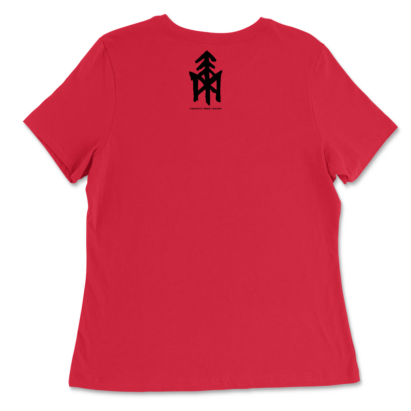 CrossFit Iron Legion Stacked Womens - Relaxed Jersey T-Shirt
