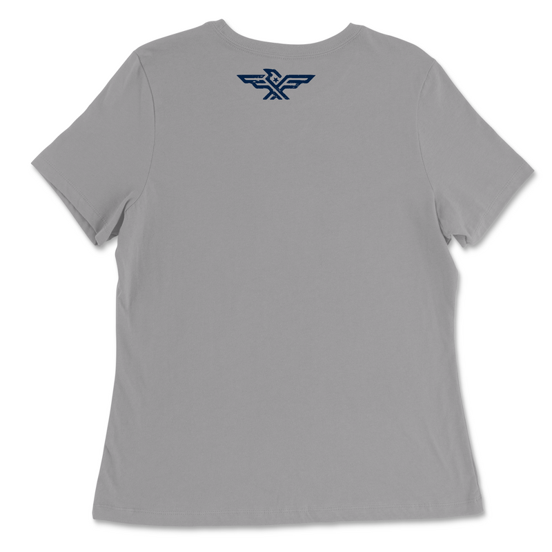 CrossFit Brigade Navy Womens - Relaxed Jersey T-Shirt