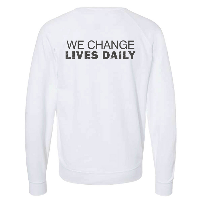 Elite CrossFit We Change Lives Daily Mens - CrewNeck