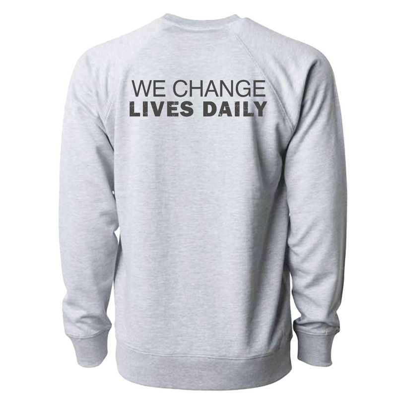Elite CrossFit We Change Lives Daily Mens - CrewNeck