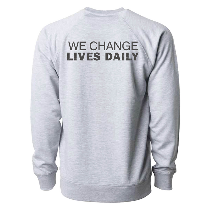 Elite CrossFit We Change Lives Daily Mens - CrewNeck