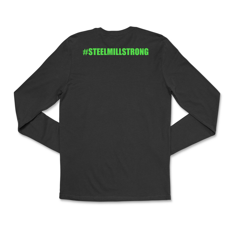 Steel Mill CrossFit Fleming Island Green Mens - Long Sleeve