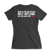 Womens Large BLACK T-Shirt