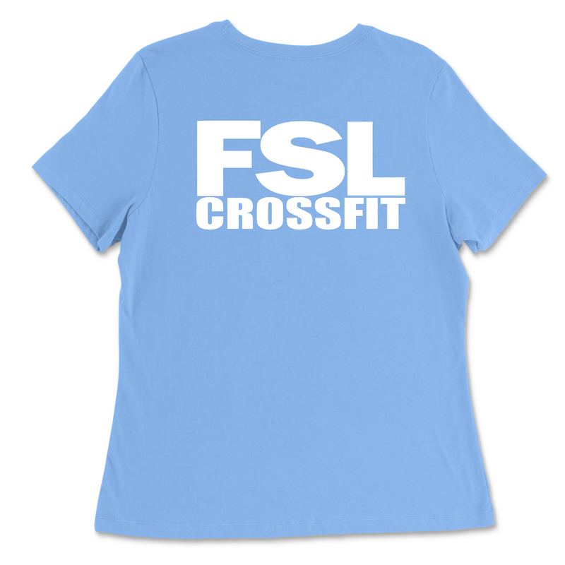 FSL CrossFit White Womens - Relaxed Jersey T-Shirt