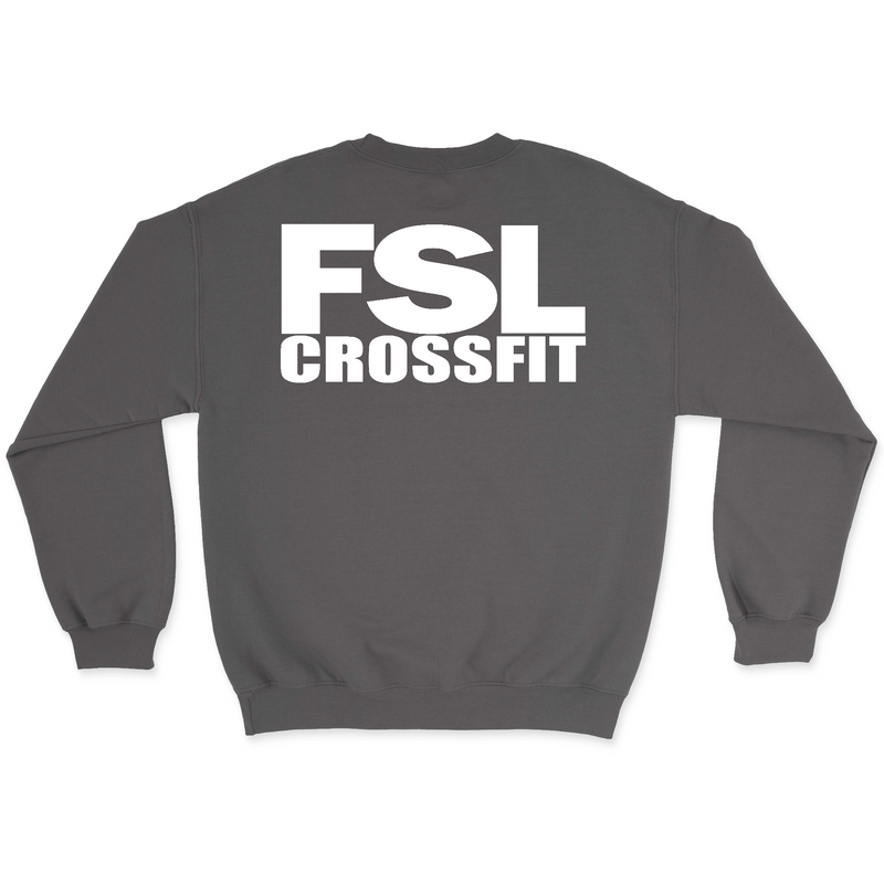 FSL CrossFit White Mens - Midweight Sweatshirt