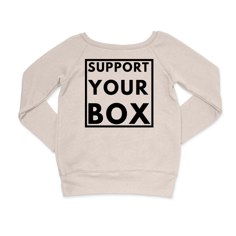 Hub City CrossFit Support Your Box Womens - CrewNeck