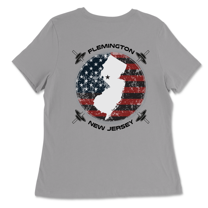 ASDC CrossFit Stacked Womens - Relaxed Jersey T-Shirt