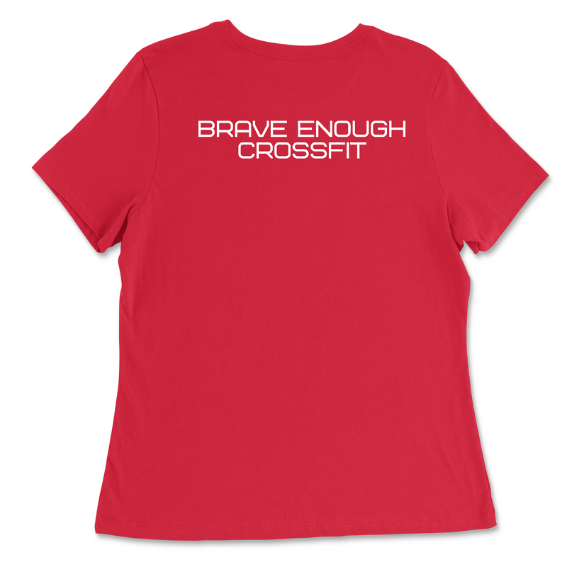 Brave Enough CrossFit BE Womens - Relaxed Jersey T-Shirt
