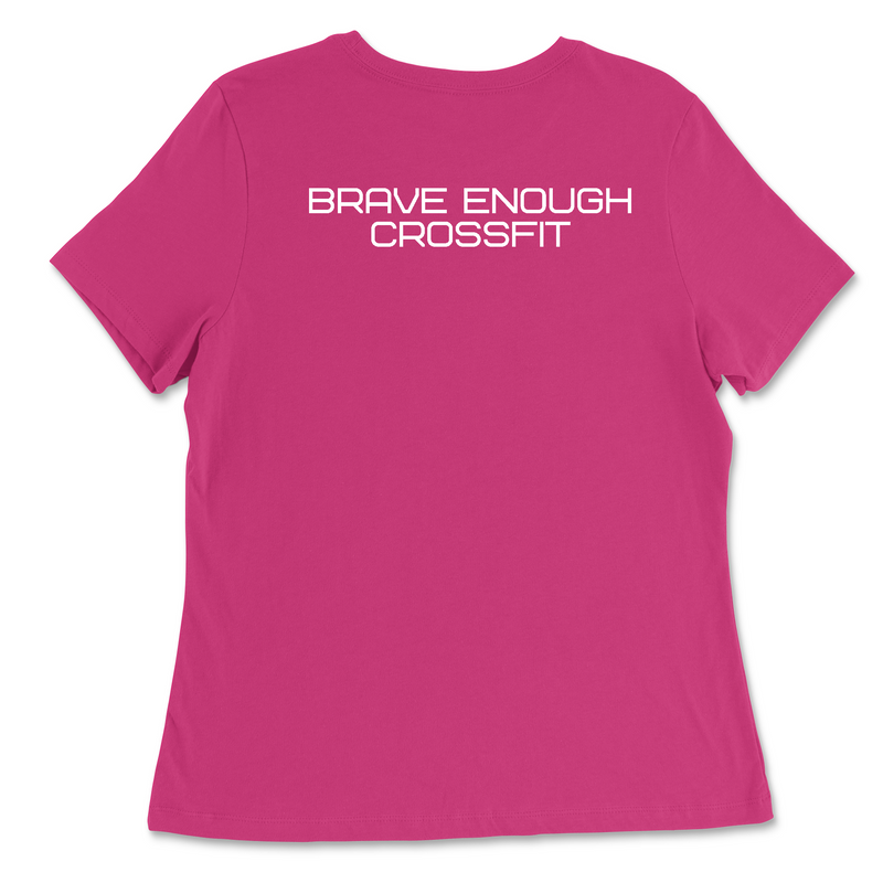 Brave Enough CrossFit BE Womens - Relaxed Jersey T-Shirt