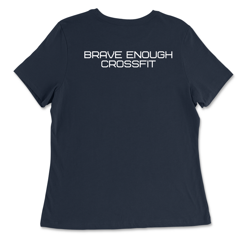 Brave Enough CrossFit BE Womens - Relaxed Jersey T-Shirt