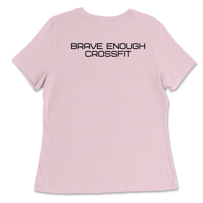 Brave Enough CrossFit Shield Womens - Relaxed Jersey T-Shirt