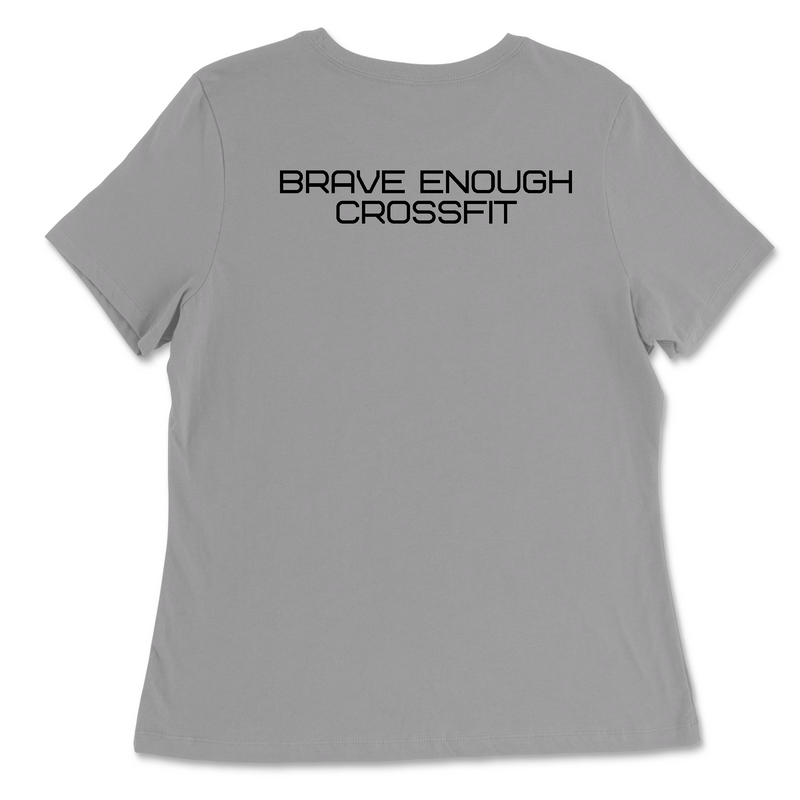 Brave Enough CrossFit Shield Womens - Relaxed Jersey T-Shirt
