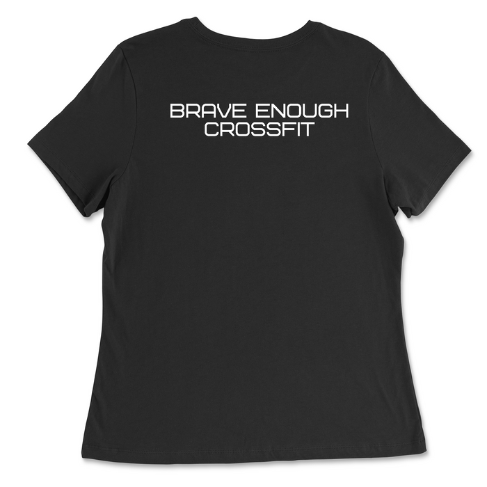 Brave Enough CrossFit Shield Womens - Relaxed Jersey T-Shirt