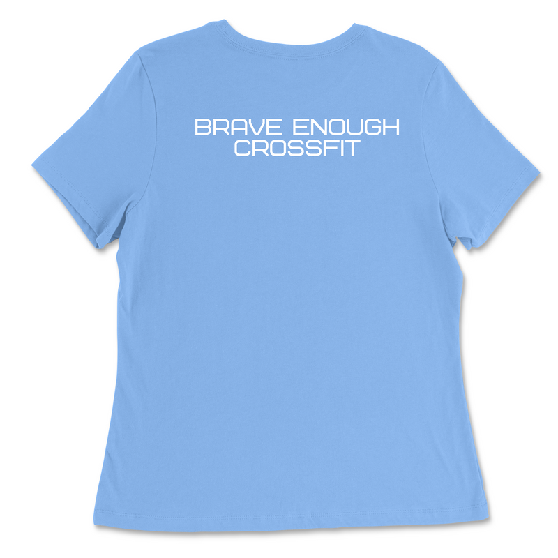 Brave Enough CrossFit Shield Womens - Relaxed Jersey T-Shirt