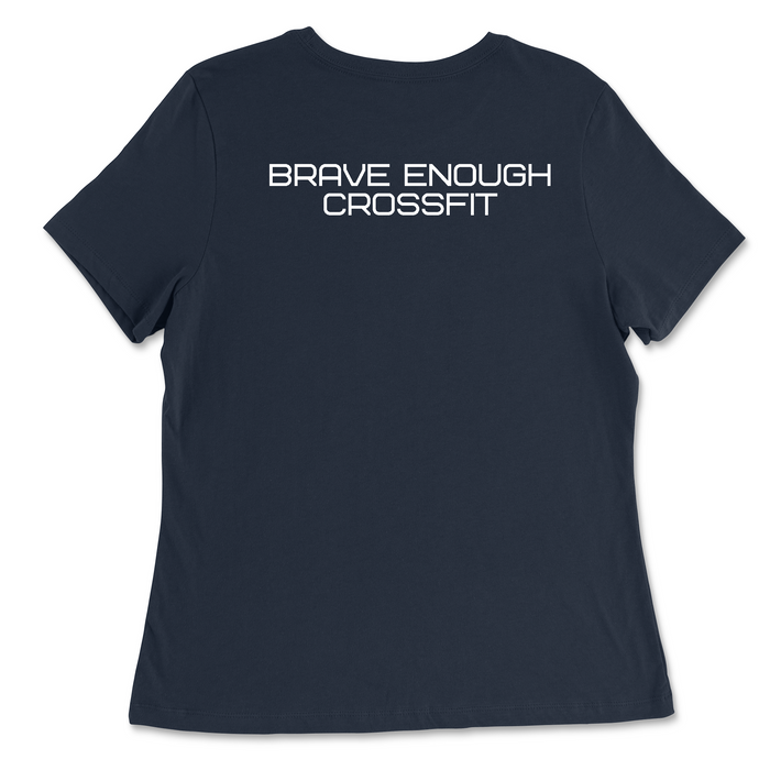 Brave Enough CrossFit Shield Womens - Relaxed Jersey T-Shirt